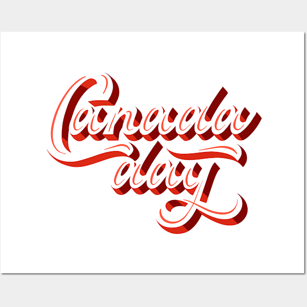 Canada Day Wall Art by Oh My Gift Art